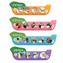 어린이집 유치원 화장실 순서안내 표지판 4P 소호사무실 문고리