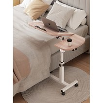 이동식 승강 접이식 테이블 소파 사이드 보조테이블 멀티 씬 적용, (40+20)*40, 받침대 2개-밀림방지패드 2개, 메이플