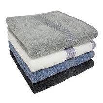 송월타월 사선라인50 미니 바스타올 250g, 랜덤발송, 5개