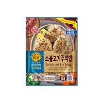 오뚜기 혼밥 오즈키친 소불고기주먹밥 500G 엄마손맛 자취템 소풍 피크닉 한끼식사 바쁜아침식사, 27개