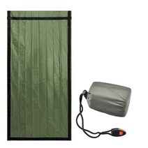 비비색 1인용 차박 백패킹 경량텐트비상 생존 슬리핑 백 방수 하이킹 캠핑 장비 열 Bivy 색 응급 구조, 01 with bag