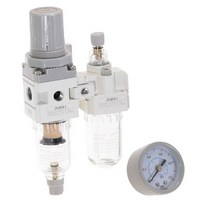 유수분리기 공기 압축기 오일 필터 레귤레이터 공압 물 분리기 두 조각 0-1MPa 150PSI AC2010-02 SMC 유형, WHITE-AC2010, 09 WHITE-AC2010