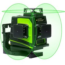 Huepar 3x360도 레이저 먹취기 그린 녹색 레이저 크로스 라인 대구 풀라인 조사 모델 자동 보정 2 전원 방식 USB 충전 가능 수광기 대응 GF360G