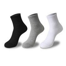 남성 남자 신사 캐쥬얼용 스니커즈 패션 순면 중목 양말 삭스 5P