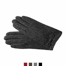 리본장식 모직 여자장갑여자장갑 사슴가죽장갑 가죽장갑 겨울장갑 여성장갑 양가죽장갑 모직장갑 털장갑