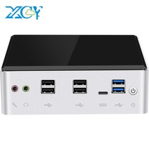 xcy mini pc 인텔 코어 i3 7020u i3 8145u linux 씬 클라이언트 마이크로 데스크탑 컴퓨터 최고의 산업용 미니 pc 2 lan 포트 win 10 pro, CHINA, Core i3 8145, 8G DDR4 256G M.2 SSD