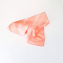 DIY KIT 손수건 천연염색 소목 4인 35cmx35xm 엠보손수건