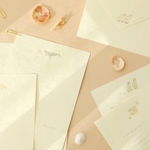 바보사랑 편지지 세트 from the sea.페이퍼리안, 04 Whale [고래]