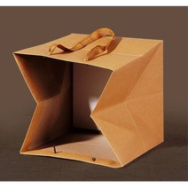 하단 보강재 정사각형 매장 쇼핑백 학교쇼핑백 도시락쇼핑백 매장쇼핑백 행사쇼핑백 답례품포장 예쁜쇼핑백, 10개, 중형