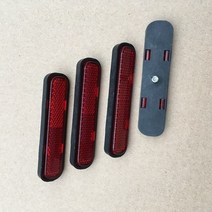 볼보트럭부품 스카니아 나사 직사각형 빨간색 반사경 캠핑 트레일러 오토바이 RVs 캐러밴 자동차 트럭 사이