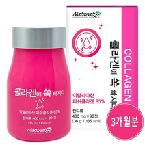 콜라겐에쏙빠지다 저분자 피쉬 콜라겐 정 알약 캡슐 먹는 수용성 어류콜라겐 펩타이드 엘라스틴 히알루론산 명태 생선 껍질 어린콜라겐 효능 추천 홈쇼핑, 저분자 피쉬콜라겐 정, 90정x1개
