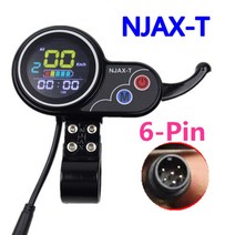 전동 킥보드 부품 스쿠터 튜닝 전기 자전거 전자 36v48v 범용에 대한 새로운 njax 지능형 브러시리스 컨트롤러 및 lcd 가속 기기, 육군 녹색