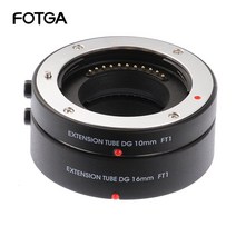 dslr 렌즈 어댑터 FOTGA-매크로 AF 자동 초점 확장 튜브 렌즈 링 어댑터 DG 10mm + 16mm 4 분의 3 분 M43 마이크로 4/3 카메라 GH3 GH4 GH5, 단일옵션