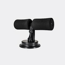 FRUG 가정용 홈트 흡착식 윗몸일으키기 싯업바 복근운동, 블랙