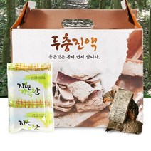자연선물 두충나무즙 1박스 100ml x 60포 국내산 두충 추출액 무첨가 두충나무 영양 통째 100% 국내산 두충나무 진액 건강즙 자연주의