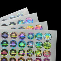 홀로그램 라벨 스티커 변조 방지 QC 패스 보증 보안 오리지널 씰 VOID 라벨 20x20mm 100 개