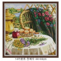 십자수 프린트패키지-티타임 (실로하는 십자수)