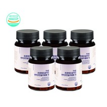 연어코 연골 관절 영양제 프로테오글리칸 프로테오글리칸 식약청인증 프리테오글리칸 프리테오글루칸 프로태오글리칸 연어코 연골 추출물 사은품증정, 5통, 60정