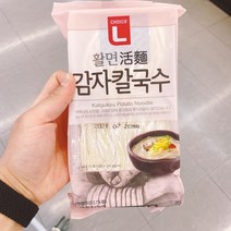 초이스엘 활면 감자 칼국수 350g, 아이스박스 포장