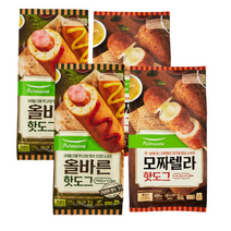 올바른핫도그 5입x2봉+모짜렐라핫도그5입x2봉 총20개
