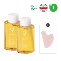 [1+1]바니니부스팅오일 비건 탄력 관리 페이스 바디 마사지오일 괄사 쇼핑백증정, 1+1