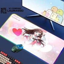 에픽 세븐 Rgb 마우스 패드 게이머 키보드 매트 책상 애니메이션 카펫 Pc 빅 게임 캐비닛 확장, 13 GG002314_08 RGB350x900x3mm