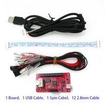 아케이드스틱 가정용 오락실 pc 조이스틱 무선 블루투스 아케이드 제로 지연 USB 보드 조이스틱 인코더 PCB, 한개옵션1, 01 A