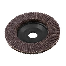 광택기 패드 1/2Pcs 100mm 플랫 플랩 디스크 샌딩 지르코늄 커런덤 60 그릿 그라인딩 휠 액세서리 탄소강 합금 절단, [02] 2PCS