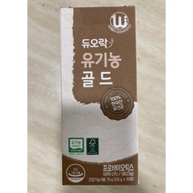 듀오락 유기농 골드 유산균 (30일) 1통, 건강식품