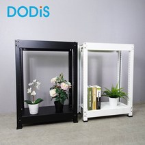 도디스 조립식 무볼트 경량랙 선반 앵글 진열대 베란다 창고, 600x300, 2100_4단, 아이보리_독립형, 1개
