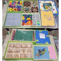 [개똥이네][중고]프뢰벨 준은물 [1~8준은물 가이드 1권 활동북 6종(전체 미사용) + 은물원리의 이해]