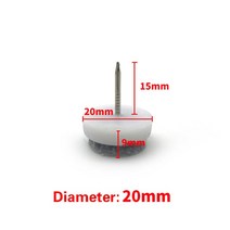 식탁 테이블 철제다리 펠트 발 패드 스키드 글라이드 네일 프로텍터 가구 의자 테이블 다리 하단 타일 플라, 09 I