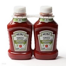 HEINZ 유기농 토마토케찹 1.25KG X 2개 햄버거소스 대용량 감자칩