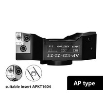 AP SE 엔드 밀링 절삭 공구 90 45 KM12 400R 50 22 27 32 직각 더블 에지 브리지 알루미늄 합금 커터 헤드 AP16, D400322T+AP