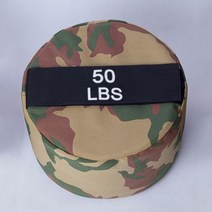 실린더 Strongman 헤비 듀티 복싱 체육관 운동 피트니스 크로스 트레이닝 역도 스톤 리프트 용 파워 샌드백, camo 50lbs