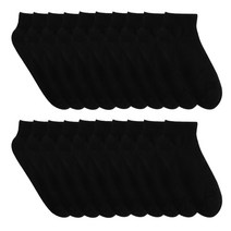 양말조아 국산 남자 여자 일반 학생 무지 단목양말 20켤레 set