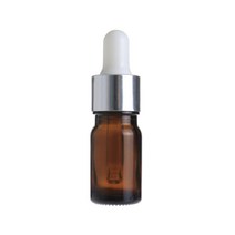 바른용기 스포이드공병 갈색 유리 용기 5ml ~ 100ml, 5ml(실버/화이트), 1개