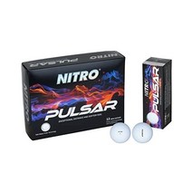 니트로 펄서 박스 골프공(12팩), 하얀색