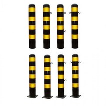 일자형 스틸 볼라드 165 x 1200mm, 앙카식(H1100) 고리좌우2개