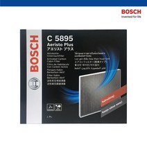 보쉬 활성탄 에어컨 필터 PM2.5 현대 기아 쉐보레 쌍용 르노, C5895, 1개