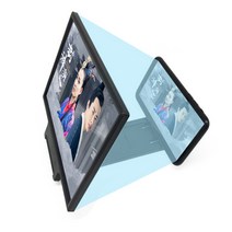 PK글로벌 작은 화면 크게보는 스마트폰 화면 확대기 인터넷강의 영화시청 필수 접이식 12인치 화면 돋보기, 1P