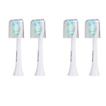 휴비나인 전동칫솔리필 SarmocareS100 S200 울트라 소닉 전동 칫솔 교체용 헤드 브러시, 없음, 4 white s100 head