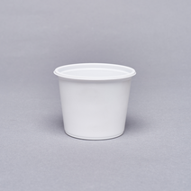 다용도 원형 용기 소스컵 반찬컵 다용도 3호 소 백색 150ml, 2000개