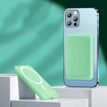 블랙박스배터리 차량보조배터리 차량 블랙박스 보조 배터리 5000mAh 자기 무선 보조베터리 외부 휴대용 배, 06 Green_01 5000mAh