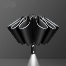 거꾸로 우산 명품 투명 접이식 물받이 새로운 xiaomi 자동 열기 닫기 발광 led 역 10 뼈 3 접는 자동 비즈니스 빛