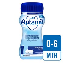 Aptamil First Milk from Birth 압타밀 퍼스트 밀크 액상분유 0-6개월 200ml 12개입, 1팩