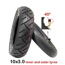 전동킥보드 전기스쿠터 80/65-6 타이어 Speedual Grace 10 Zero Kugoo M4 Pro 10x3 인치 오프로드 내부 외, 09 1 set 10x3.0  C