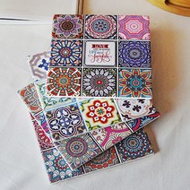 논슬립 페르시안 냄비받침(8type), 04.사각 해피, 1개