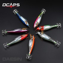 레이저에기 래틀 문어에기 쭈꾸미채비 갑오징어낚시, 05.레드그린 FREE