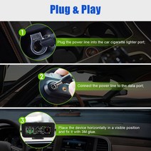 gps측량기 gpsGPS Speed Slope Meter Off Road Accessories Overspeed Alarm M60 Digital Head Up Display
